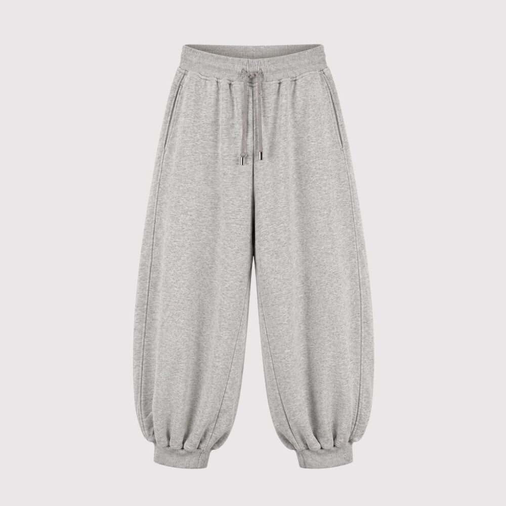 Nap Loungewear Womens Pants Gray Balloon Jogger Loose Streetwear Y2K Medium